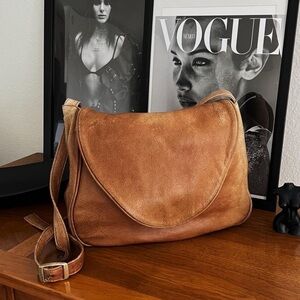 100% GENUINE LEATHER RESTORED VINTAGE 1960s MESSENGER BAG